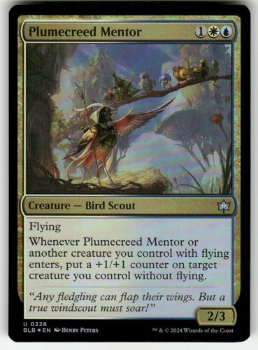Plumecreed mentor 228 foil - plumecreed, uc