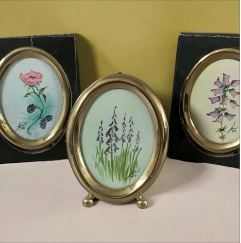 Miniature gold tone framed - 3,