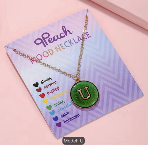 Initial letter necklace