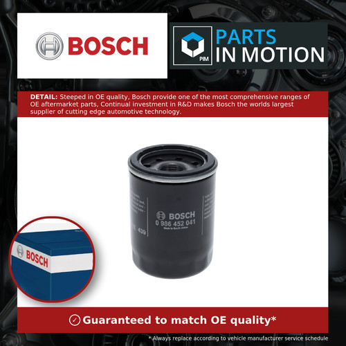 Oil filters 0986452041 - oil,