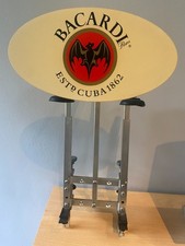 Bacardi Twin Bottle Holder – Vintage Home Bar / Man Cave Display