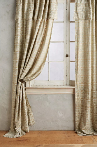 Anthropologie curtain ikat - curtain,