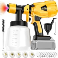 Ecarke Cordless Paint Sprayer for DeWalt 18V Battery (Bare Tool)