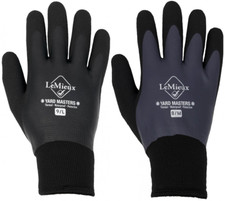 LeMieux Thermal Winter Work Gloves Tough Yard Stable Garden Waterproof UK 7-11