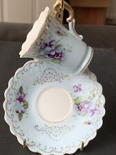 Demitasse Set Occupied Japanese 1948 Cintage Lefton Handpainted China 