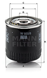 New oil filter - new, vw