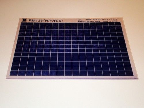 Microfiche spare parts - spare, catalog