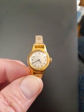 Vintage Avia 17jewel Incabloc  gold Plated  mechanical Watch Working.