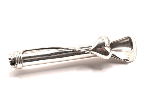 Sterling silver lapel posy - lapel,