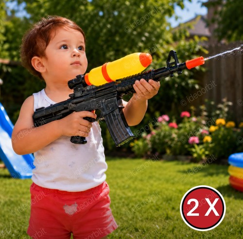 Large water gun - water,