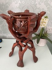 Vintage Wooden Camel Bowl
