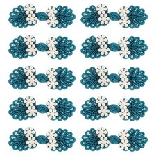 10 Pairs 60x25mm Knot Frog
