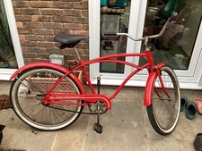 Beach Cruiser Huffy Good Vibrations Bike, 26 in, red, renovation project