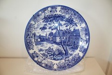 Antique 14½” Blue & White