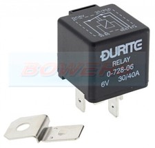 DURITE 0-728-06 6V VOLT 30/40A