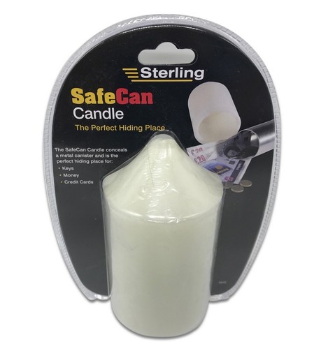 Real wax candle diversion safe - real,