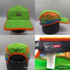 Supreme X Nike Air Max Plus TN Mean Green FW20 Running Strapback Hat Cap Rare