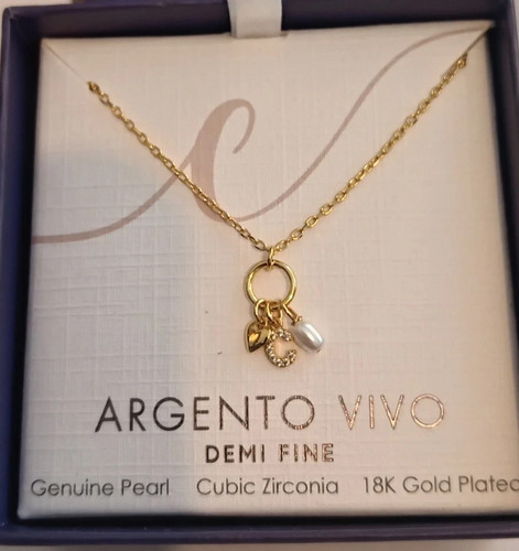Argento vivo gold necklace - argento,