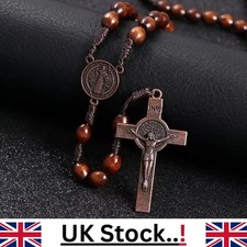 Wooden Rosary Cross Handmade
