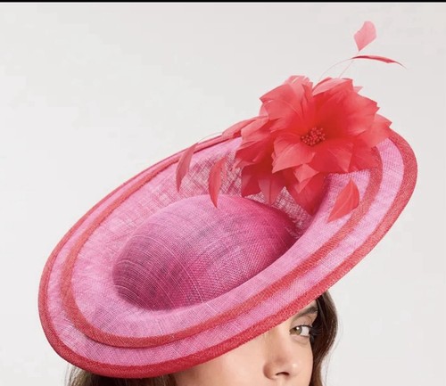 Hobbs pink large fascinator - large,