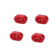 4PCS Universal Poly Polyurethane Exhaust Hanger Red Mount Heavy Duty 11MM