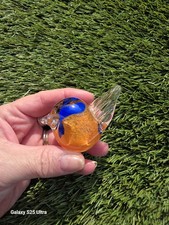 Small Coloured Glass Bird