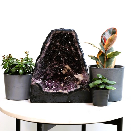 Amethyst crystal geode - amethyst,