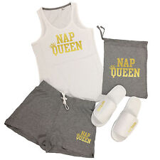 Nap Queen Vest Top & Shorts