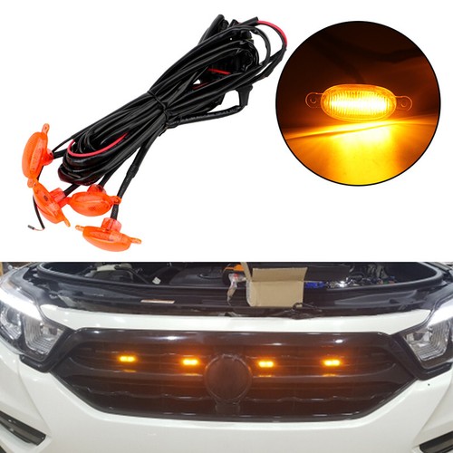 4pc car amber yellow - 4pc,
