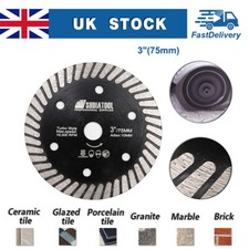 Diamond Turbo Saw Blade Tile Cutting Wheel 75mm for Marble Ceramic Cutting Wheel