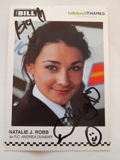 NATALIE J. ROBB *P.C. Andrea Dunbar *- THE BILL- Hand Signed Autograph CAST CARD