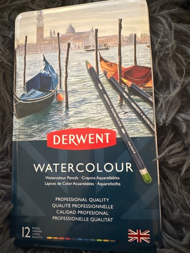 Derwent watercolour tin - 12,