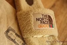 Gucci X The North Face Fur Sandals Sliders Flip Flops Men's UK 9 US 10 EU 43