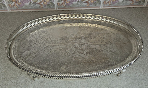 Vintage four footed silver - four,