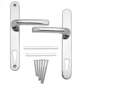 Composite Upvc Chrome Handle Set 240mm Mila Type B