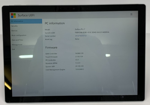 Microsoft surface pro i5 - pro, 12"