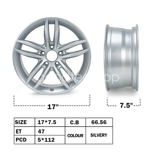 Silver rim 85227 for - 17",