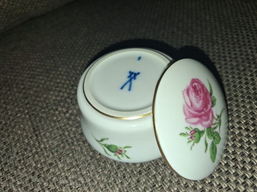 Meissen porcelain trinket - trinket, box