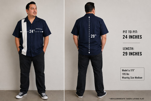 Men bowling shirt medium - bowling,