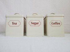  Vintage Tea Coffee Sugar