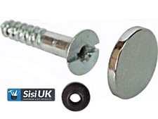 MIRROR SCREWS Polished Chrome