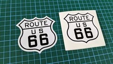 2 x Route 66 Shield Road Sign