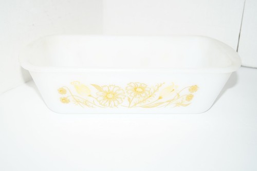Vintage glasbake loaf dish - glasbake,