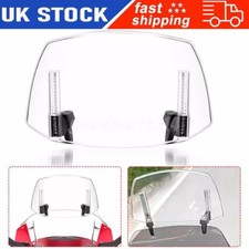 Motorcycle Spoiler Wind Screen Adjust Windshield Extension Deflector Extender UK