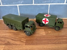 Dinky Supertoys 622 Foden 10 Ton Army Truck + Dinky Military Ambulance 626 -(B8)