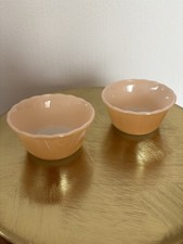 Pair vintage fire king oven - pair, fire-king