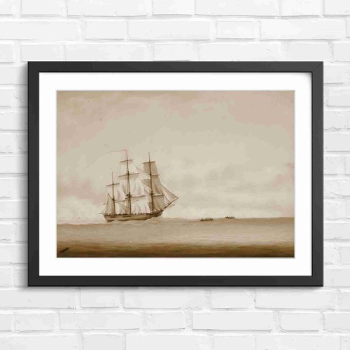 Three mast vintage - tall, ship