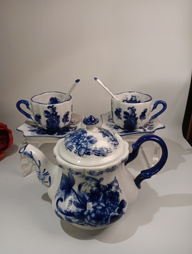 Vintage blue white - white, china
