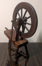 Antique Wooden Spinning Wheel