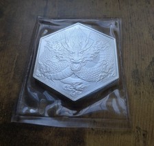 2024 Elemetal Year Of The Dragon 10 oz .999 Silver Bullion Hexagon Bar - Sealed